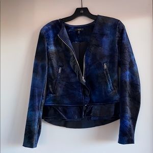 Blue and black jacket